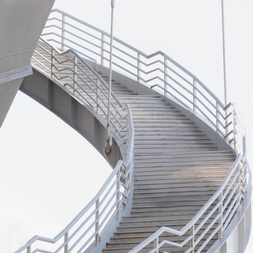 Aluminum Railings design white