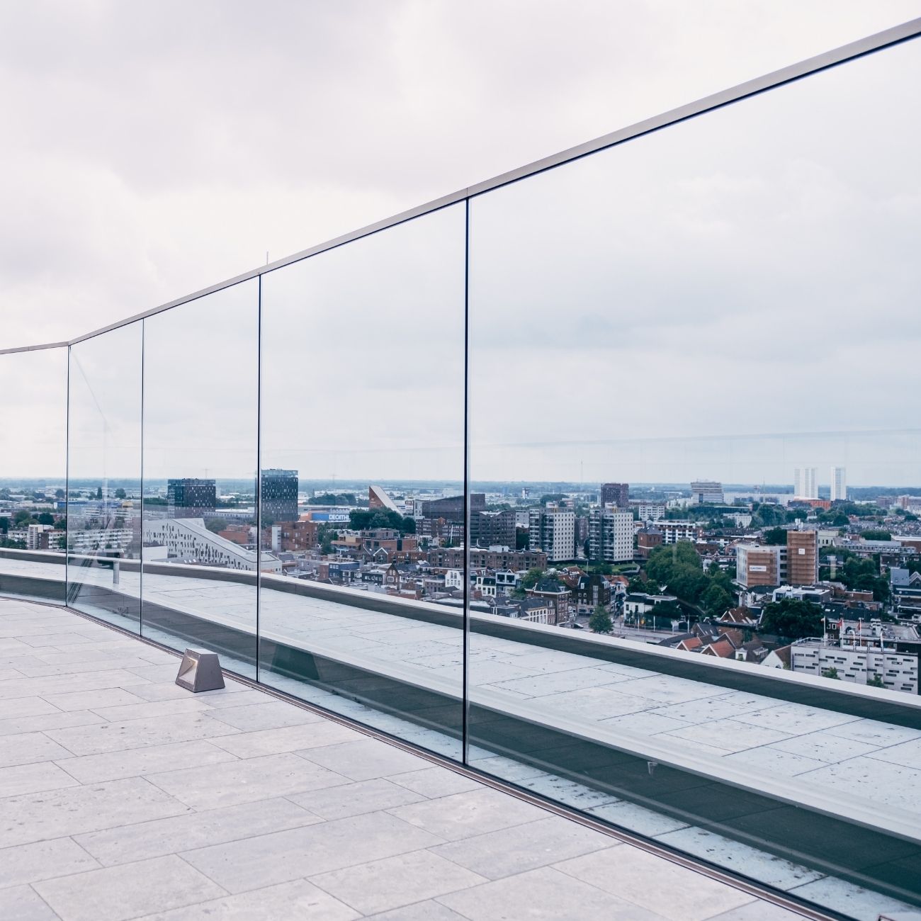 Exterior glass Railings design
