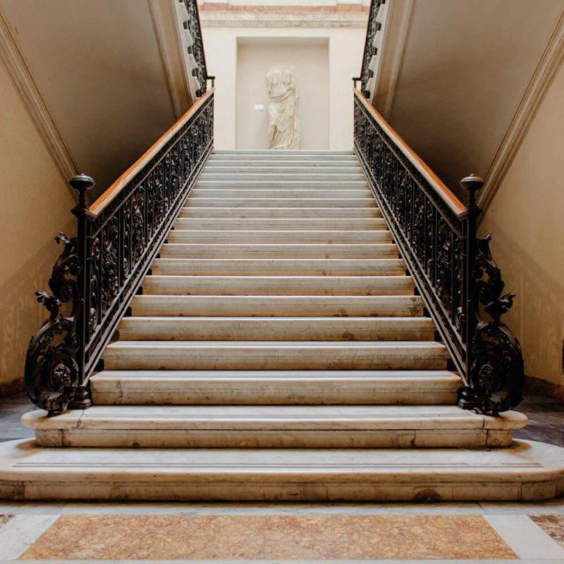 Interior steel Railings design of stair steel